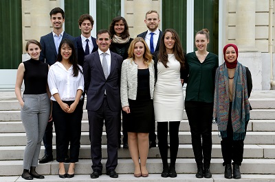 Group photo of OECD interns 2017