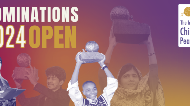 Nominations are open for the International Children’s Peace Prize