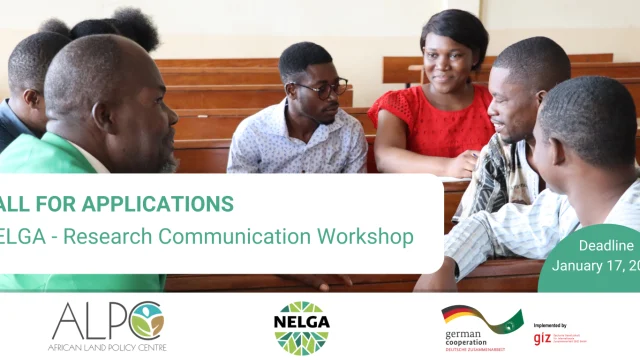 FULLY FUNDED : Apply for the NELGA Research Communication Workshop 