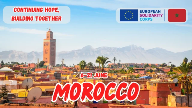 Fully Funded to Morocco : Check out the Continuing Hope , Building Together| ESC Volunteering