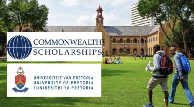 FULLY FUNDED TO THE COMMONWEALTH UNIVERSITY OF PRETORIA